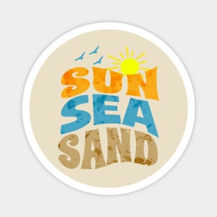 Sun Sea Sand Magnet